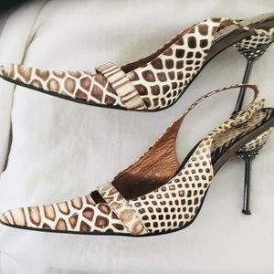 All Year Round FANCY SLING BACK HEELS!!